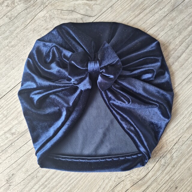 La Fabrique A DeDeuh - Turban bonnet nœud velours extensible chaud et doux 10 couleurs – Adulte