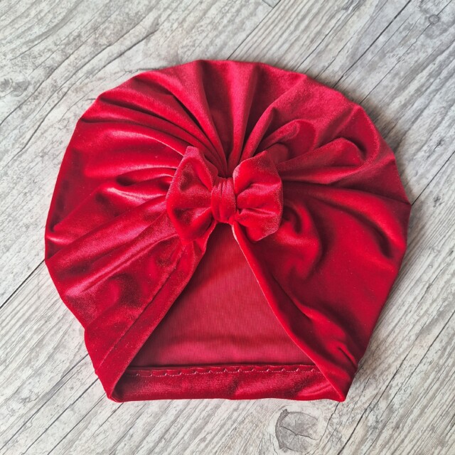 La Fabrique A DeDeuh - Turban bonnet nœud velours extensible chaud et doux 10 couleurs – Adulte