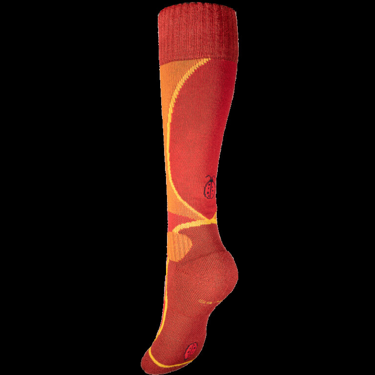 Chaussettes Coccinelle - Léopard des neiges - laine mérinos – 47/48