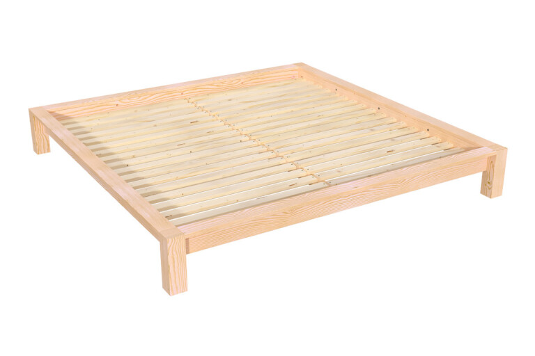 lit king size 200 x 200 cm bois ABC MEUBLES - Lit King Size 200x200 bois massif