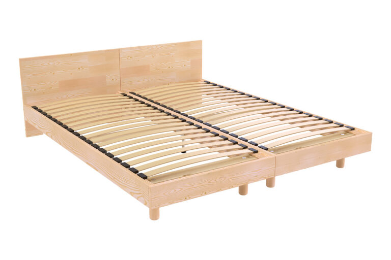 lit twin bois massif 13 ABC MEUBLES - Lits jumeaux bois massif avec têtes Twin - 80x190