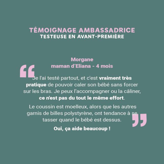 Cosy Club - Coussin d'allaitement sangle mauve · DUOH!