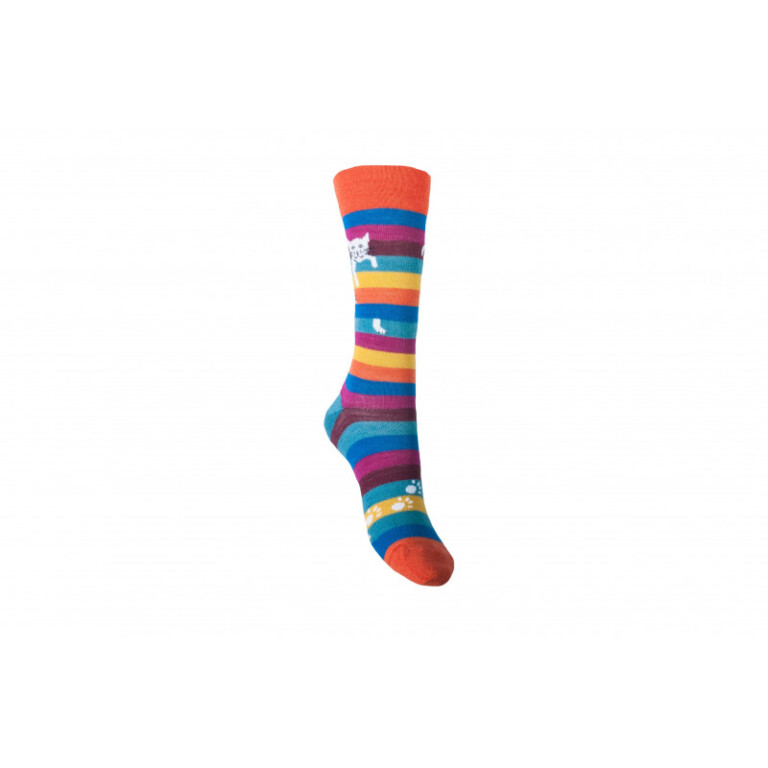 Chaussettes Coccinelle - Chat Perché - Laine mérinos – 45/46