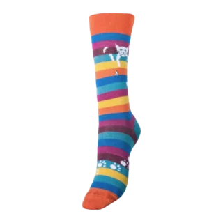 Chaussettes Coccinelle - Chat Perché – Laine mérinos