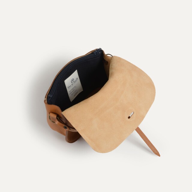 Bleu De Chauffe - Mini sac postier Java - Miel