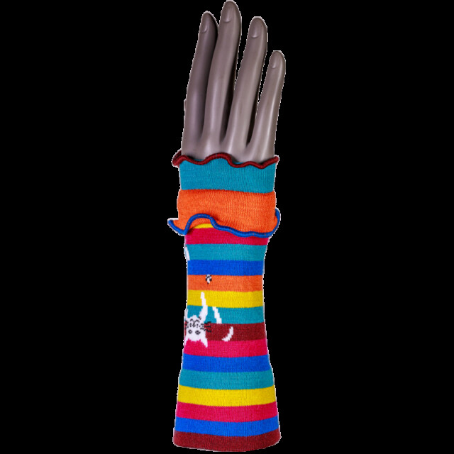 Chaussettes Coccinelle - Mitaines Chat Perché - Laine mérinos