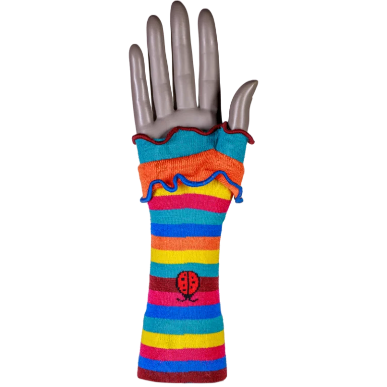 Chaussettes Coccinelle - Mitaines Chat Perché - Laine mérinos