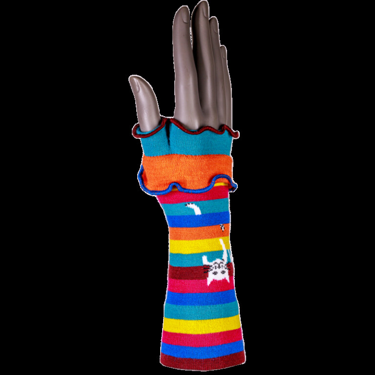 Chaussettes Coccinelle - Mitaines Chat Perché - Laine mérinos