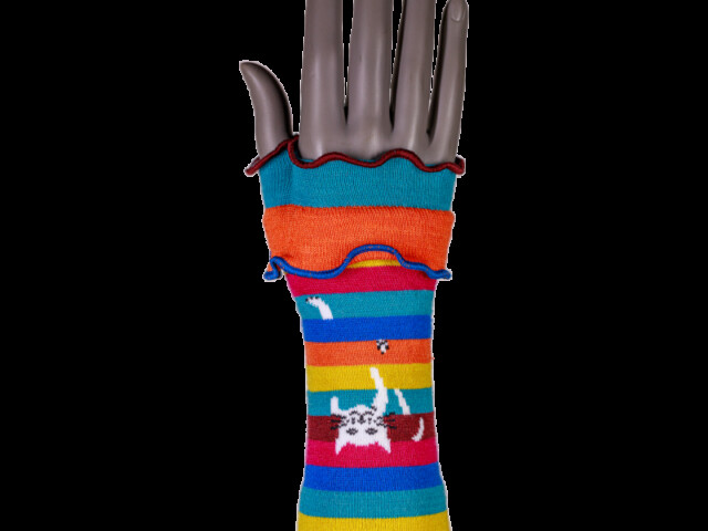 Chaussettes Coccinelle - Mitaines Chat Perché - Laine mérinos