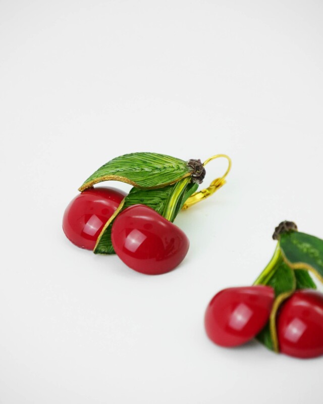 Ciléa Paris - Boucles d’oreilles cerises Napoléon