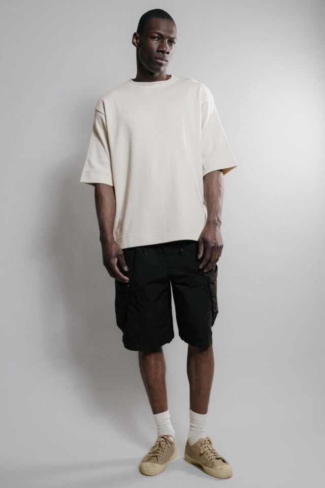 Nitto Knitwear - Vahé manches courtes - Naturel – XXL
