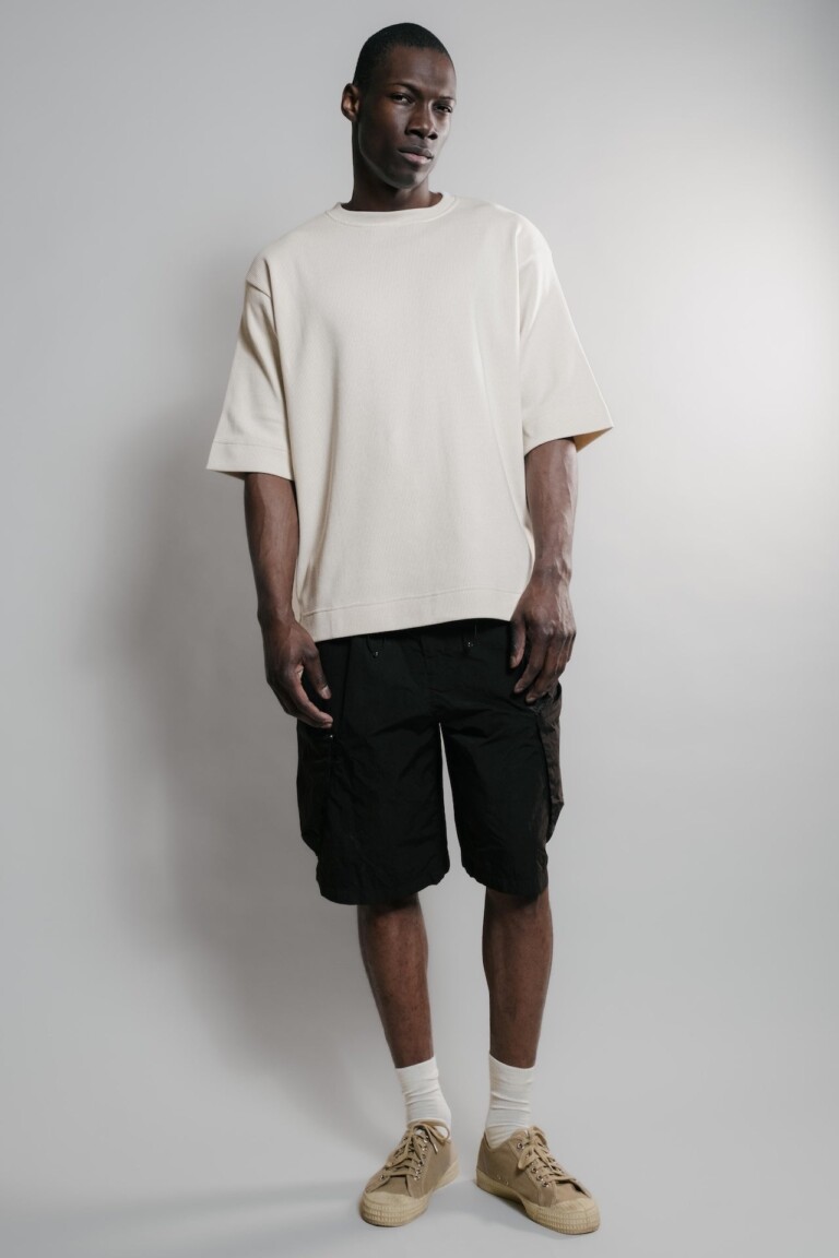 Nitto Knitwear - Vahé manches courtes - Naturel – XXL