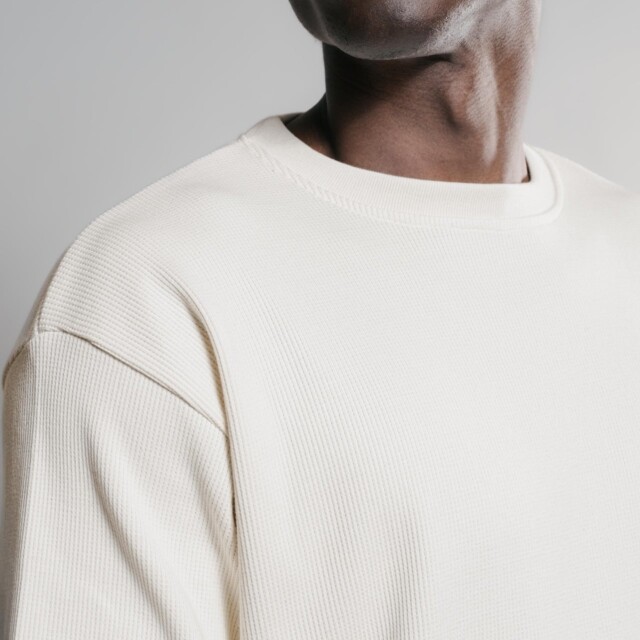Nitto Knitwear - Vahé manches courtes - Naturel – XXL