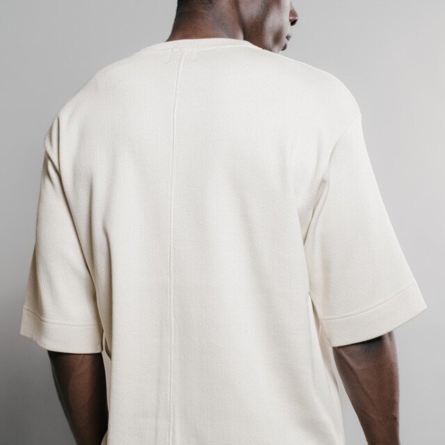 Nitto Knitwear - Vahé manches courtes - Naturel – XXL