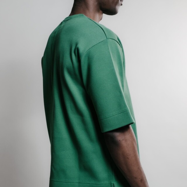 Nitto Knitwear - Vahé manches courtes - Vert – XXL