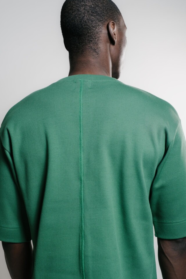 Nitto Knitwear - Vahé manches courtes - Vert – XXL