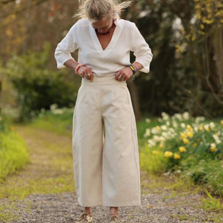 Quintessence - Pantalon Briac - Armuré chanvre/coton naturel – XXL