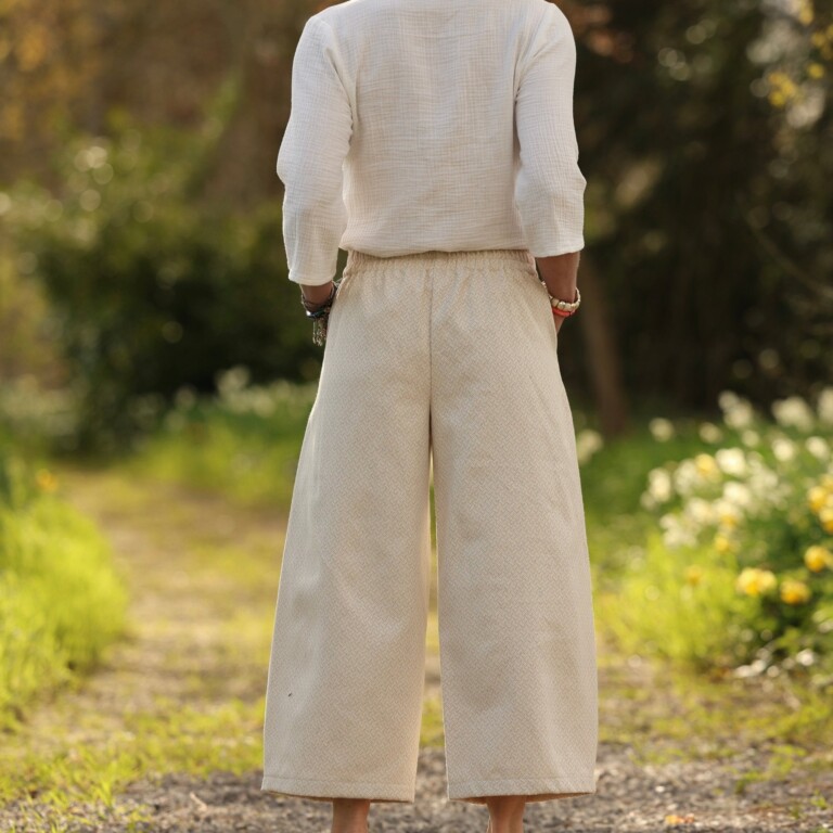 Quintessence - Pantalon Briac - Armuré chanvre/coton naturel – XXL