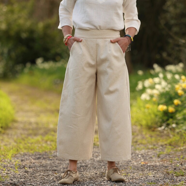 pantalon briac armure chanvrecoton naturel 6209099 Quintessence - Pantalon Briac - Armuré chanvre/coton naturel – XXL