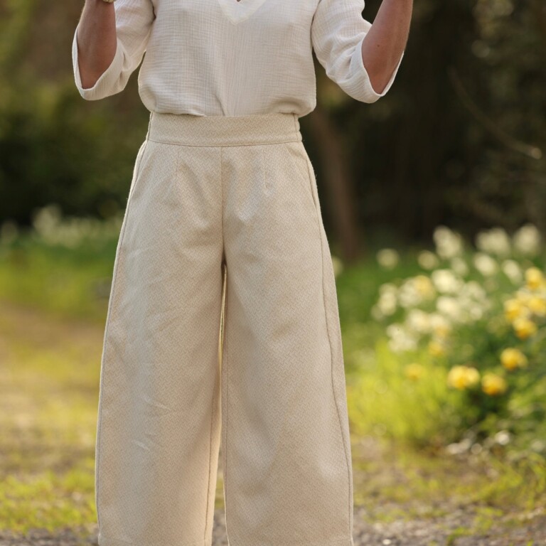 Quintessence - Pantalon Briac - Armuré chanvre/coton naturel – XXL