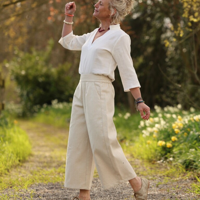 Quintessence - Pantalon Briac - Armuré chanvre/coton naturel – XXL