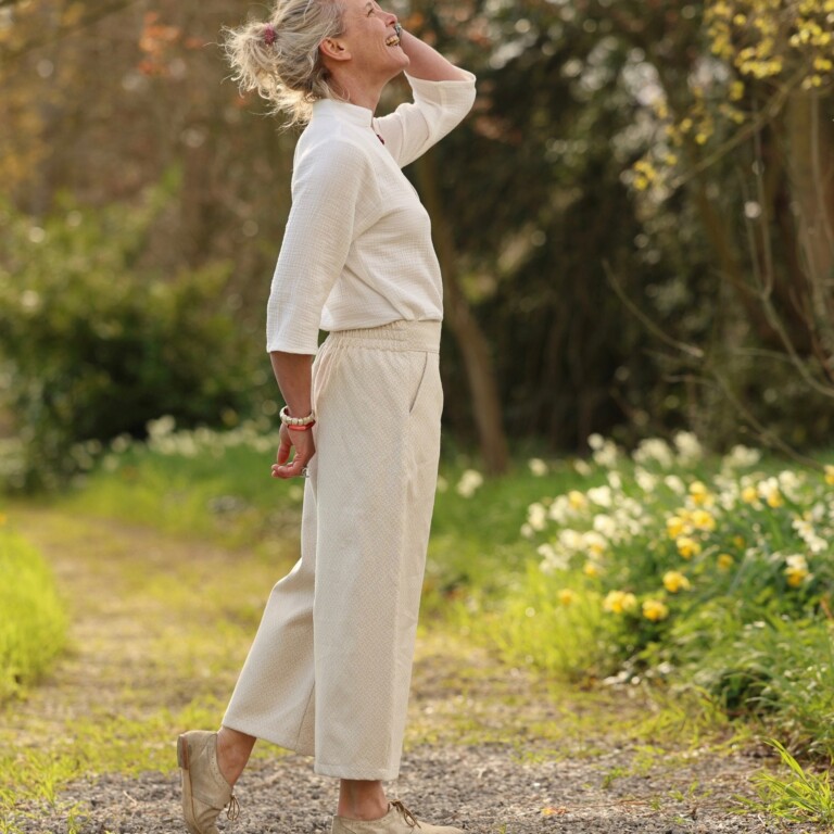 Quintessence - Pantalon Briac - Armuré chanvre/coton naturel – XXL