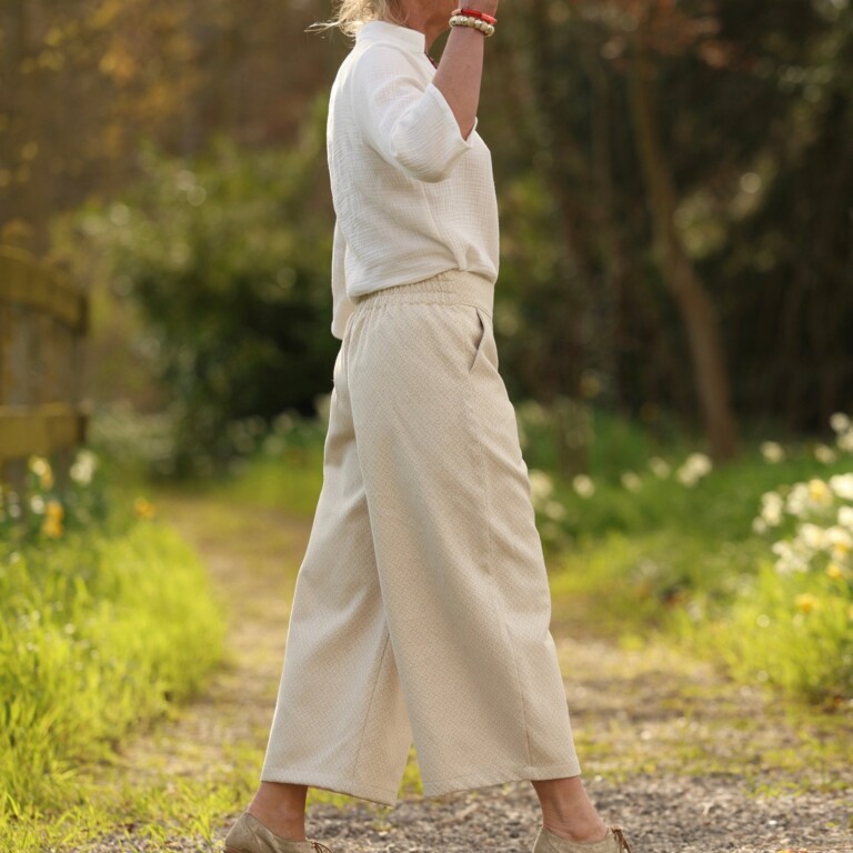 Quintessence - Pantalon Briac - Armuré chanvre/coton naturel – XXL