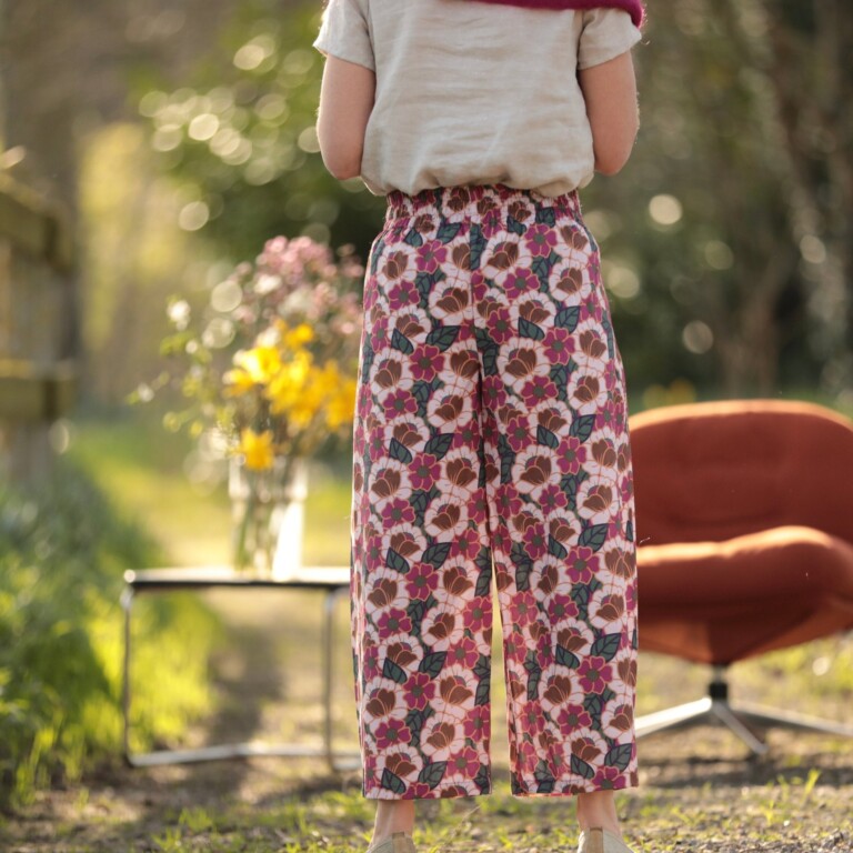 Quintessence - Pantalon Briac - Coton "souvenirs de Vérone" – XXL