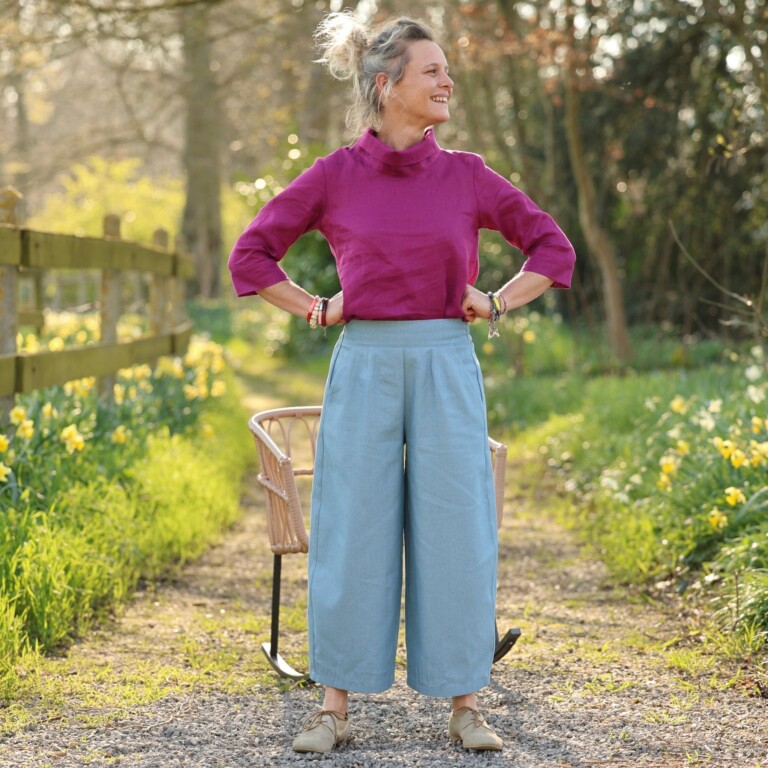 pantalon briac jean bleu clair stone 100 coton 2873567 Quintessence - Pantalon Briac - jean bleu clair stone 100% coton – XXL