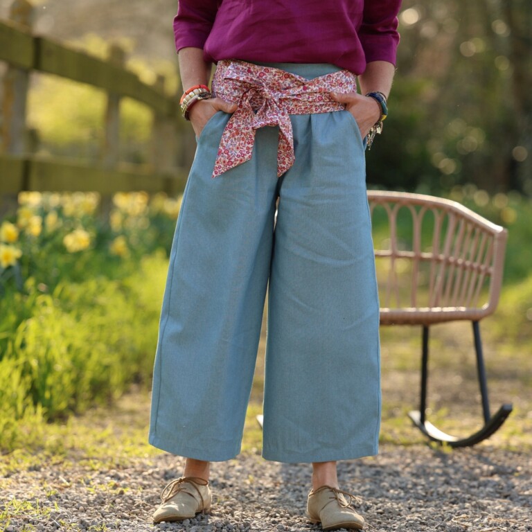 Quintessence - Pantalon Briac - jean bleu clair stone 100% coton – XXL