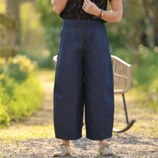 Quintessence - Pantalon Briac  jean de coton bleu brut