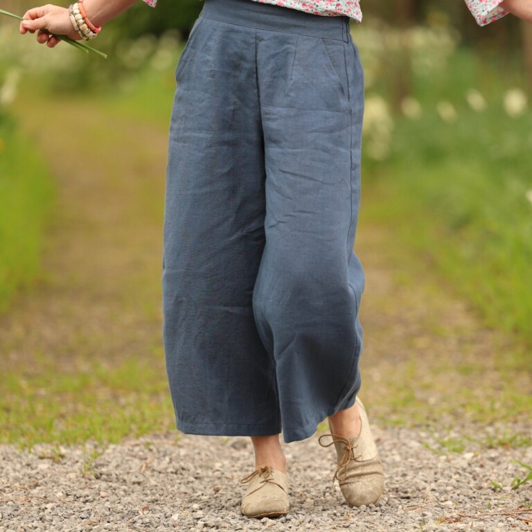 pantalon briac lin lavande 2477618 Quintessence - Pantalon Briac - Lin bleu brume – XXL