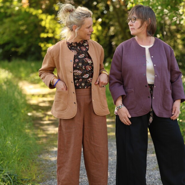 Quintessence - Pantalon Briac - lin lavé écureuil – XXL