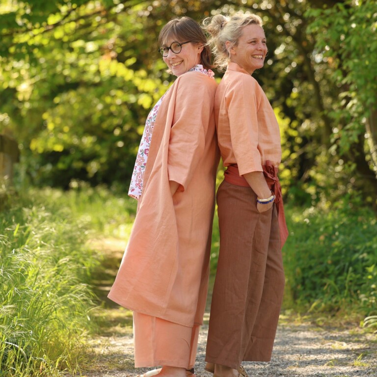 Quintessence - Pantalon Briac - lin lavé écureuil – XL