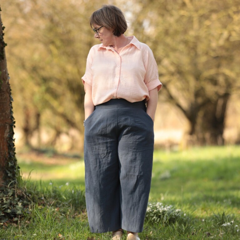 Quintessence - Pantalon Briac - lin ocre – XXL
