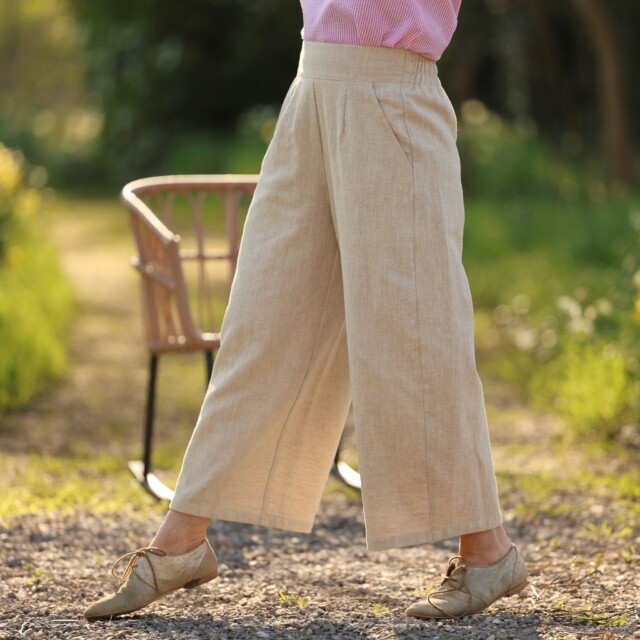 Quintessence - Pantalon Briac - lin stone wash naturel – XXL