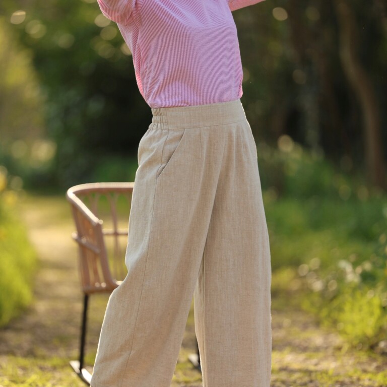 Quintessence - Pantalon Briac - lin stone wash naturel – XXL