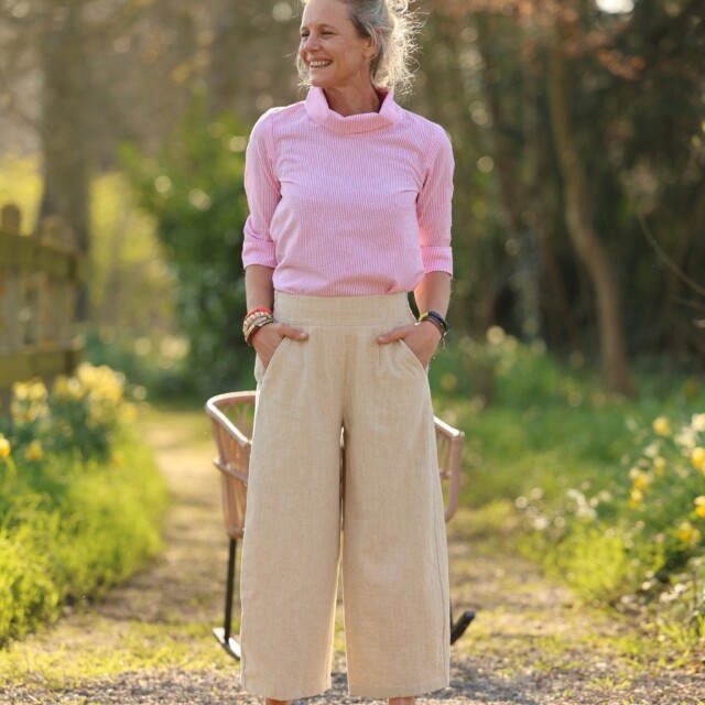 Quintessence - Pantalon Briac - lin stone wash naturel – XXL