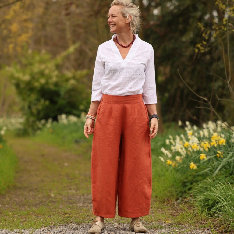 Quintessence - Pantalon Briac - lin terre cuite – XXL