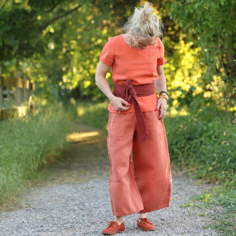 Quintessence - Pantalon Briac - lin terre cuite – XXL