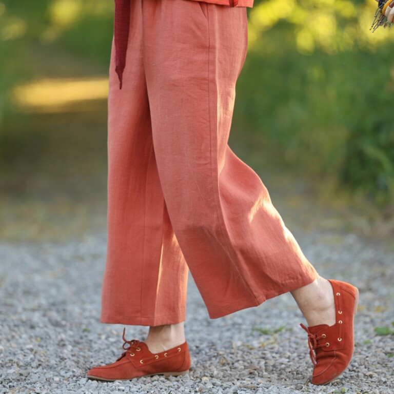 Quintessence - Pantalon Briac - lin terre cuite – XXL