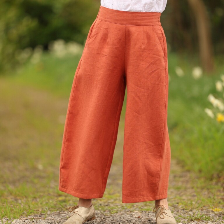 Quintessence - Pantalon Briac - lin terre cuite – XXL