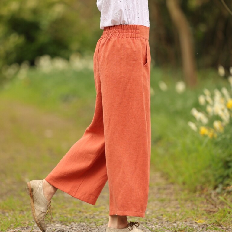 Quintessence - Pantalon Briac - lin terre cuite – XXL