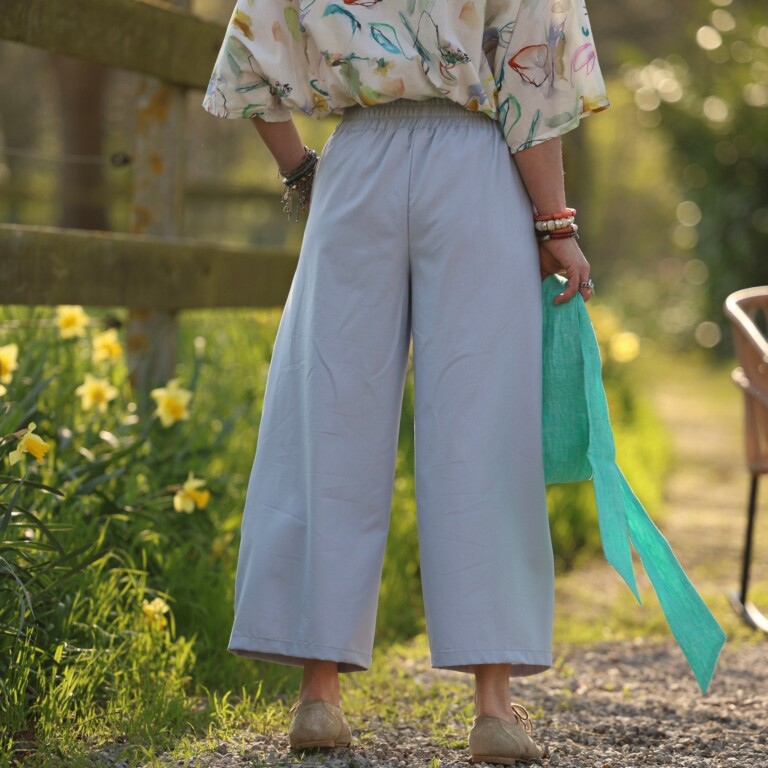 Quintessence - Pantalon Briac - sergé de coton gris nuage – XXL