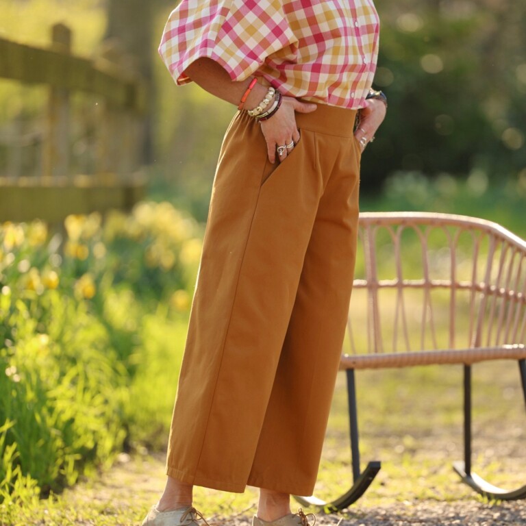 Quintessence - Pantalon Briac - sergé de coton ocre – XXL