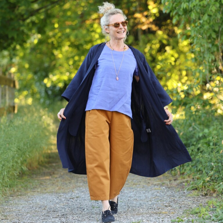 Quintessence - Pantalon Briac - sergé de coton ocre – XXL
