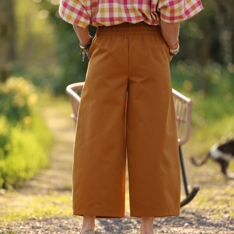 Quintessence - Pantalon Briac - sergé de coton ocre – XXL