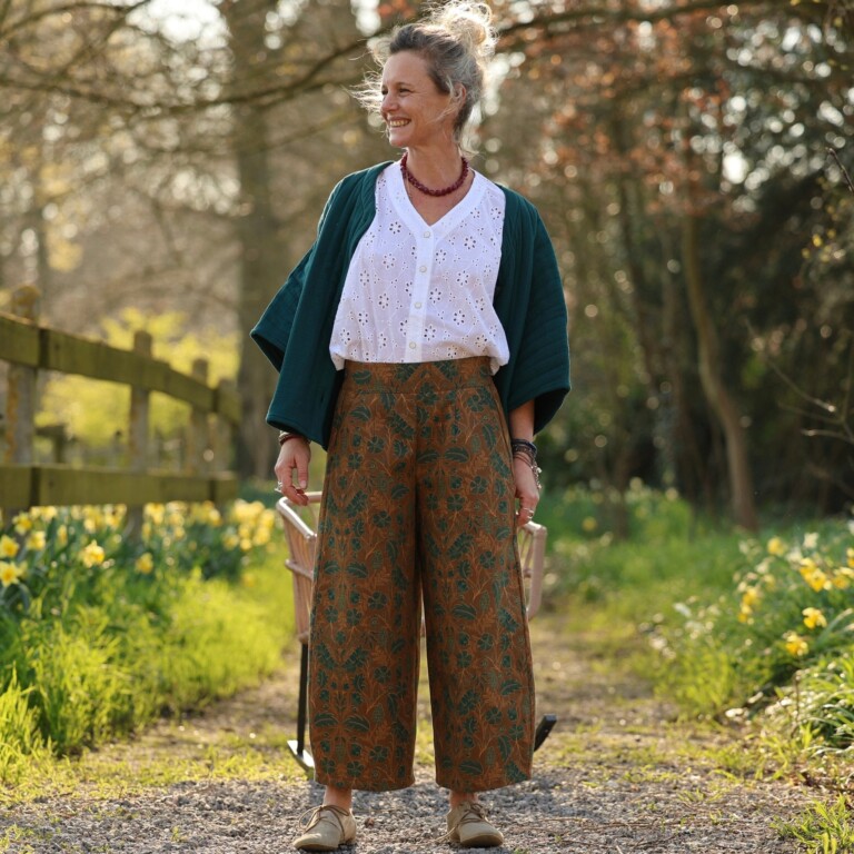 Quintessence - Pantalon Briac - toile de coton Sous-Bois Anglais – XXL