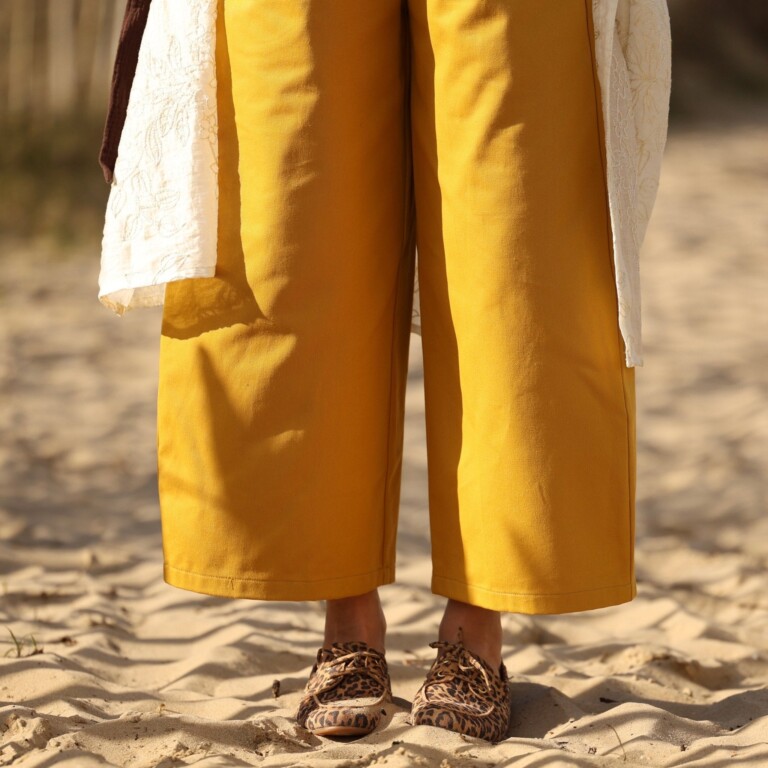 Quintessence - Pantalon Briac - Toile de coton Tournesol – XXL