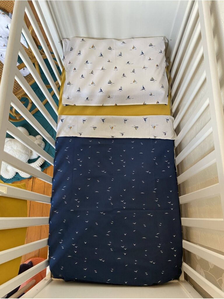 Les Mômes des Dômes - Parure de lit bébé Dalin